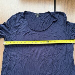 Ann Taylor Factory Deep Blue Long Sleeve Top